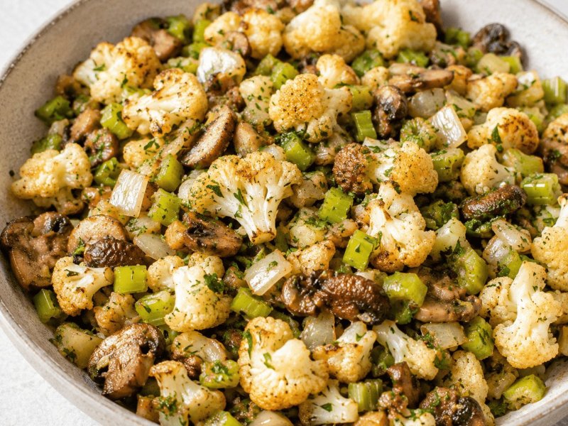 Thanksgiving: Cauliflower Stuffing